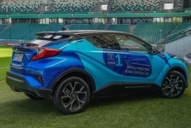 Toyota C-HR na stadionie Legii